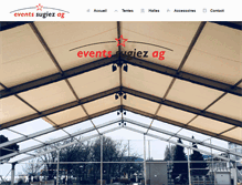 Tablet Screenshot of eventssugiez.ch
